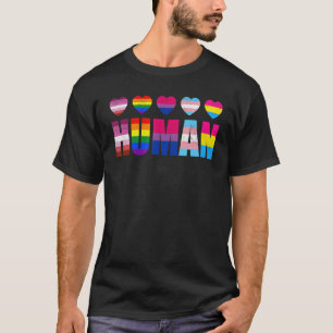 Camiseta Bandeira Lgbt Humana Orgulho gay Mês Transgender L