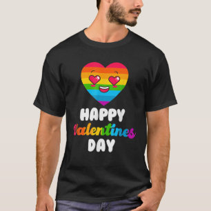 Camiseta Bandeira LGBT Orgulho Arco-Íris Feliz Dia dos Namo