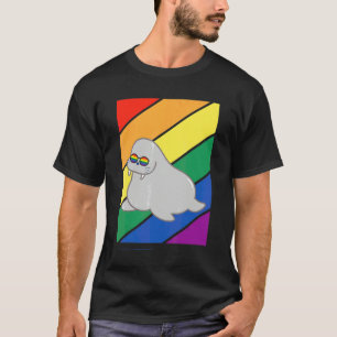 Camiseta Bandeira Lgbtq Mês do Orgulho Gay Arlequim Lgbt Óc