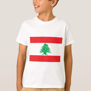 Camiseta Bandeira libanesa - bandeira do علملبنان d