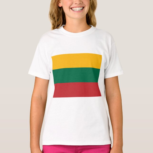 Camiseta Bandeira lituana (Frente)