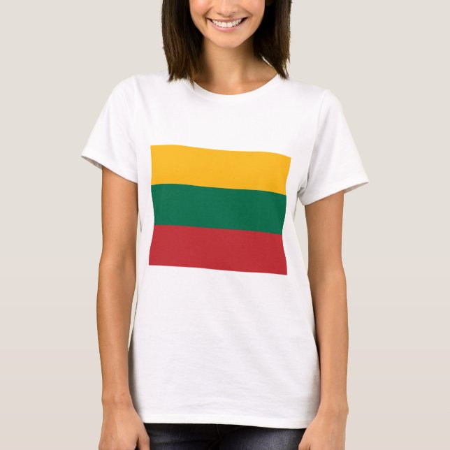 Camiseta Bandeira lituana (Frente)