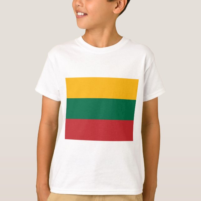 Camiseta Bandeira lituana (Frente)