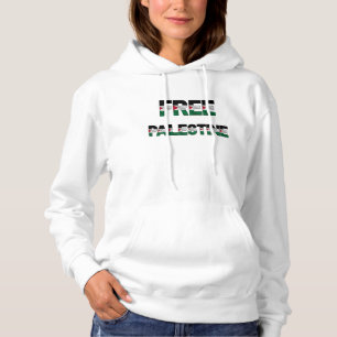 Camiseta Bandeira Livre da Palestina Cartas Orgulho de Unid