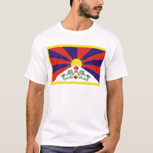 Camiseta Bandeira livre de Tibet