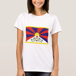 Camiseta Bandeira livre de Tibet