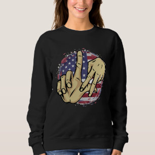 Camiseta Bandeira Los Angeles Califórnia Chicano EUA LA Mão