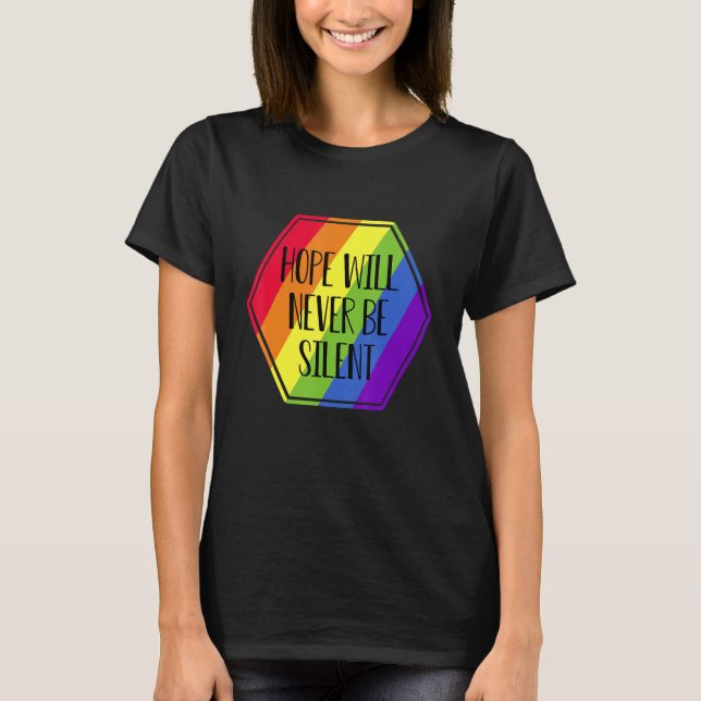 Camiseta Bandeira Lqbtq Gay Arco-Íris Orgulho de Sinalizado (Frente)