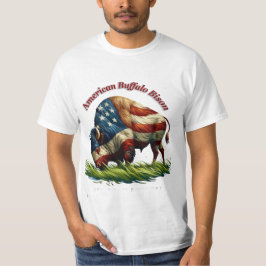 Camiseta Bandeira Majestosa Americana Illustrada