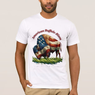 Camiseta Bandeira Majestosa Americana Illustrada