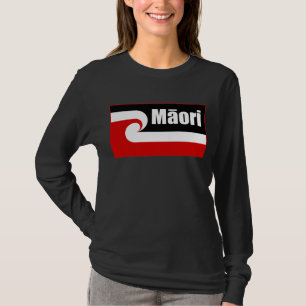 Camiseta Bandeira Maori,Bandeira Tino Rangatiratanga, Māori