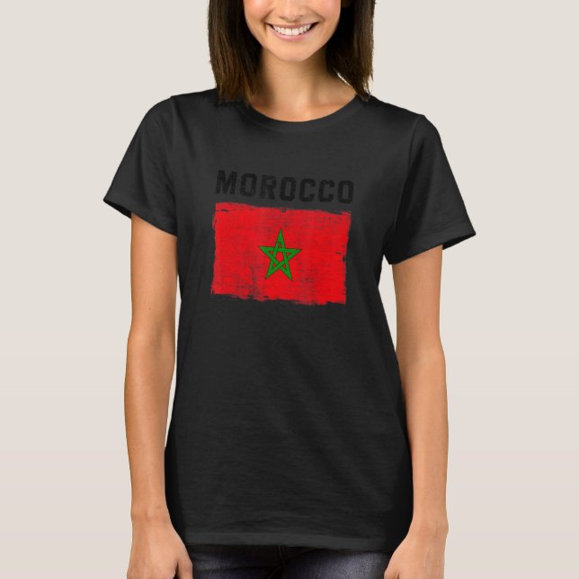 Camiseta Bandeira Marrocos (Frente)