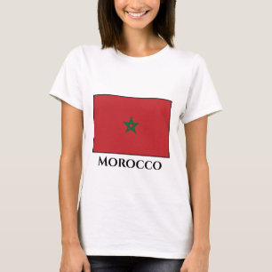 Camiseta Bandeira Marrocos