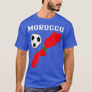 Camiseta Bandeira Marrocos Maroc Futebol marroquino