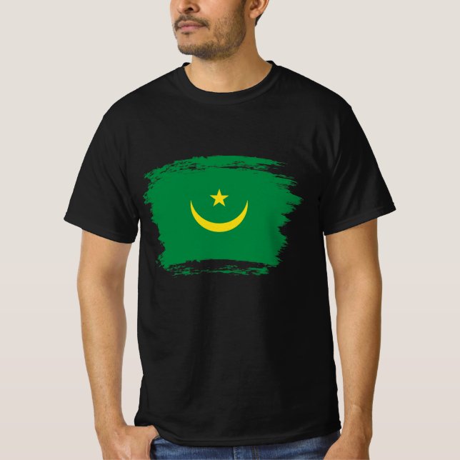 Camiseta Bandeira mauritana (Frente)
