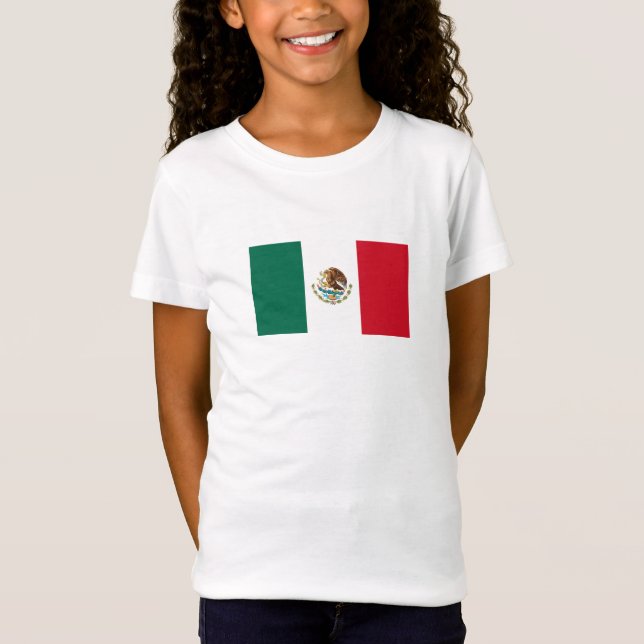 Camiseta Bandeira mexicana (Frente)