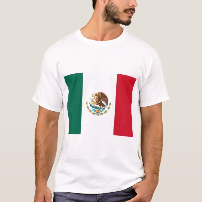 Camiseta Bandeira mexicana (Frente)