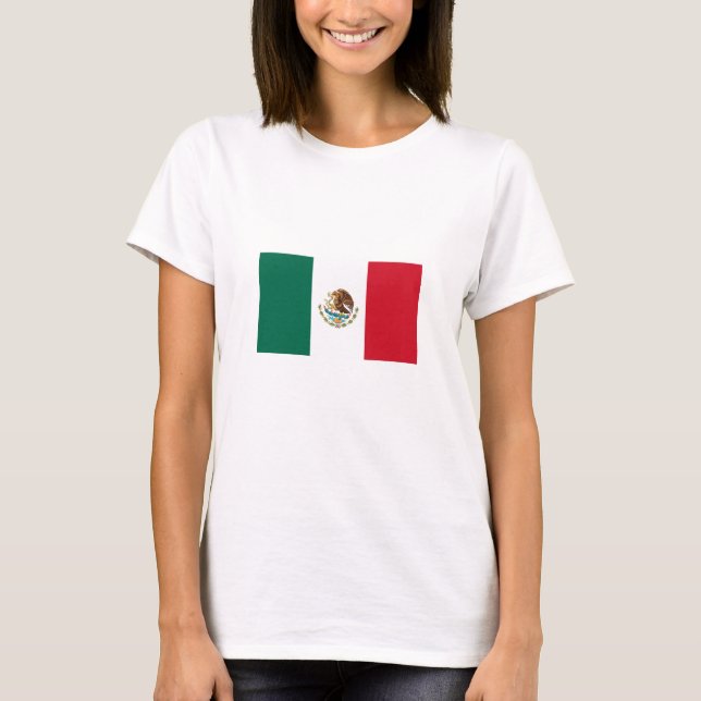 Camiseta Bandeira mexicana (Frente)