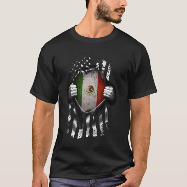 Camiseta Bandeira Mexicana Americana Usa México Desapontou  (Frente)