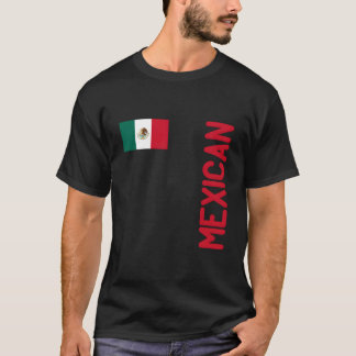 Camiseta Bandeira Mexicana E Raízes Do México