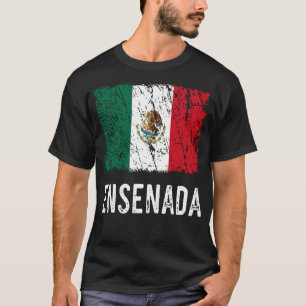 Camiseta Bandeira mexicana Ensenada Orgulho Mexicano