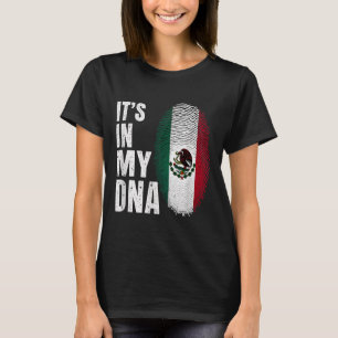 Camiseta Bandeira Mexicana Está No Meu Dna