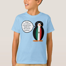 Camiseta Bandeira Mexicana Ms. Penguin Meninos'