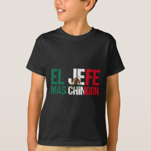 Camiseta Bandeira Mexicana Pride Cinco De Mayo El Jefe Mas