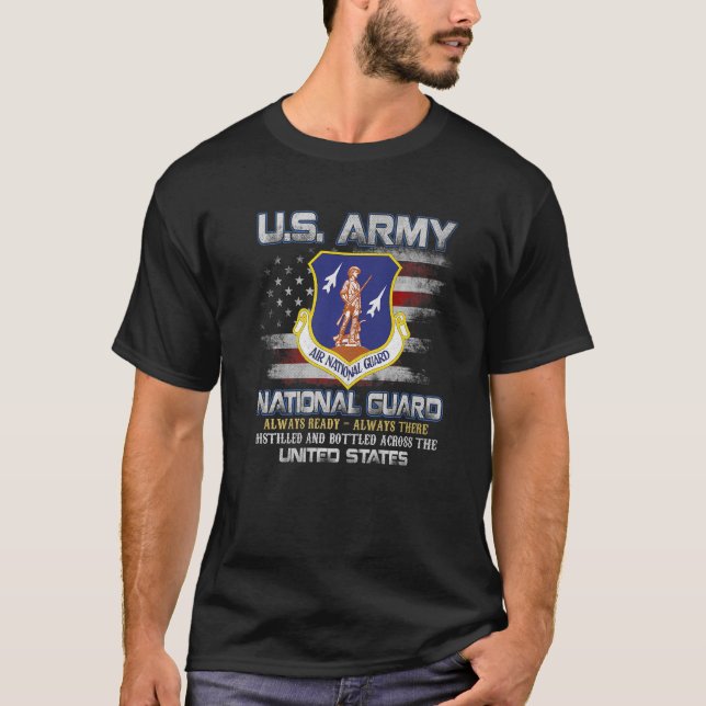 Camiseta Bandeira Militar Guarda Nacional Sempre Pronta (Frente)