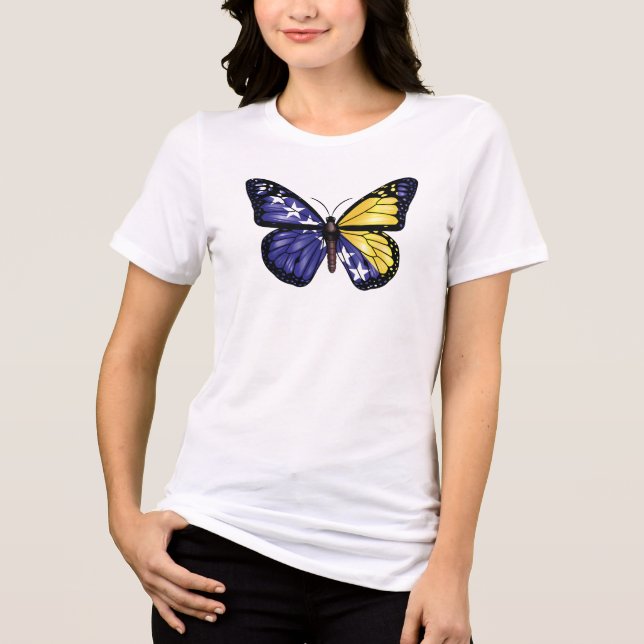 Camiseta Bandeira Monarca da Bósnia (Frente)