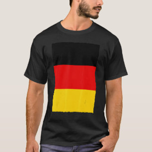 Camiseta Bandeira Nacional Alemã Da Alemanha