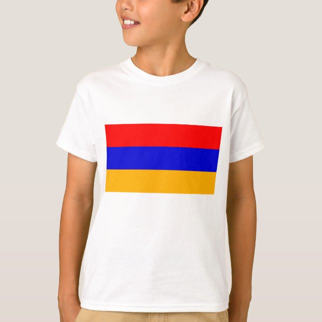 Camiseta Bandeira Nacional Armênia (Frente)