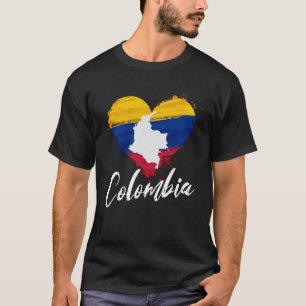 Camiseta Bandeira Nacional Colômbia Nacionalidade Colombian
