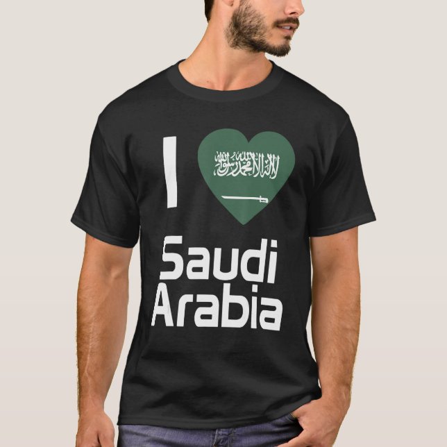 Camiseta Bandeira Nacional da Arábia Saudita (Frente)