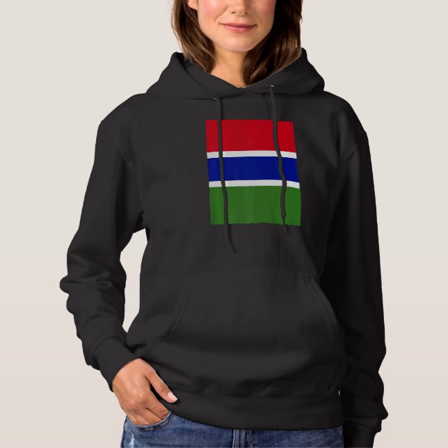 Camiseta Bandeira Nacional da Gâmbia (Frente)