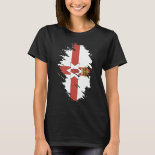 Camiseta Bandeira Nacional da Irlanda souvenir para homens 