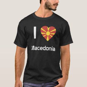 Camiseta Bandeira Nacional da Macedônia: souvenir para mulh
