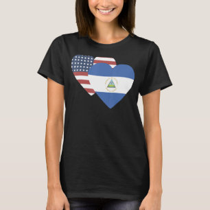 Camiseta Bandeira Nacional da Nicarágua do souvenir para mu