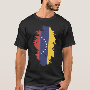Camiseta Bandeira Nacional da Venezuela souvenir para homen