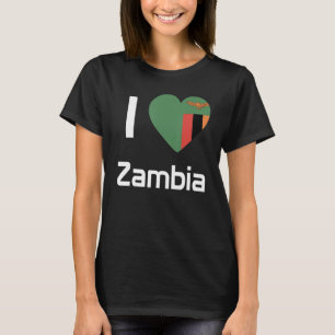 Camiseta Bandeira Nacional da Zâmbia souvenir para homens 2