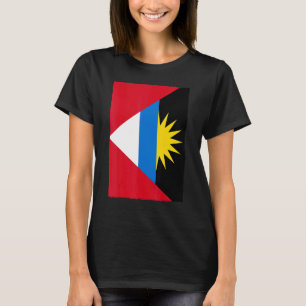 Camiseta Bandeira Nacional de Antígua e Barbuda