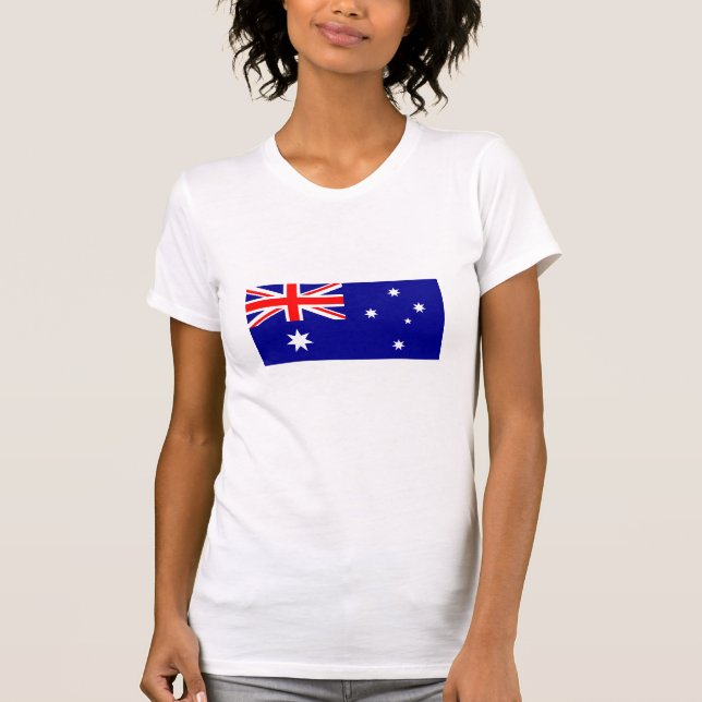 Camiseta Bandeira nacional de Austrália (Frente)