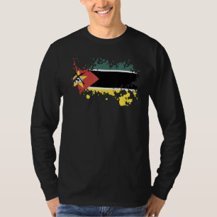 Camiseta Bandeira Nacional de Moçambique souvenir para home