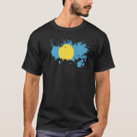 Bandeira Nacional de Palau souvenir para homens