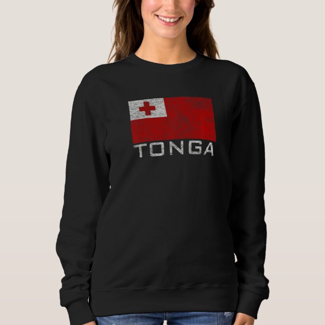 Camiseta Bandeira Nacional de Tonga (Frente)