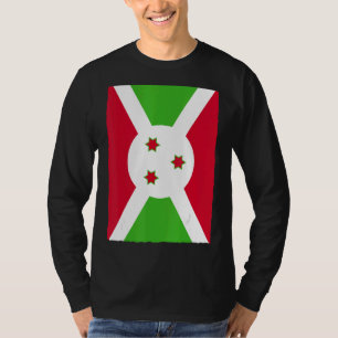 Camiseta Bandeira Nacional Do Burundi