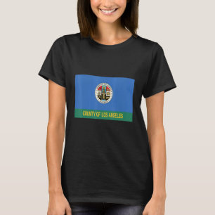 Camiseta Bandeira Nacional Do Condado De Los Angeles, Calif