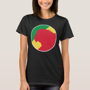Camiseta Bandeira Nacional do Congo Lion Congolês