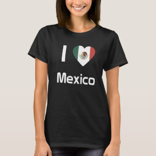 Camiseta Bandeira Nacional do México lembrança de mulheres 
