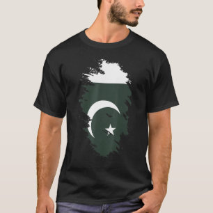 Camiseta Bandeira Nacional do Paquistão souvenir para homen